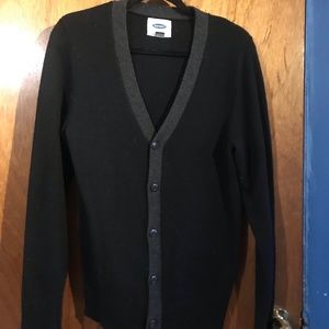 Black/Gray Cardigan